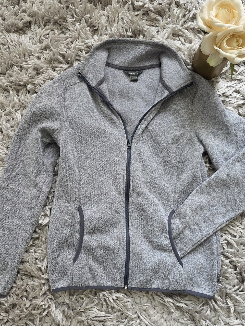 Eddie Bauer Full-Zip Utility Fleece Jacket Sz. S
